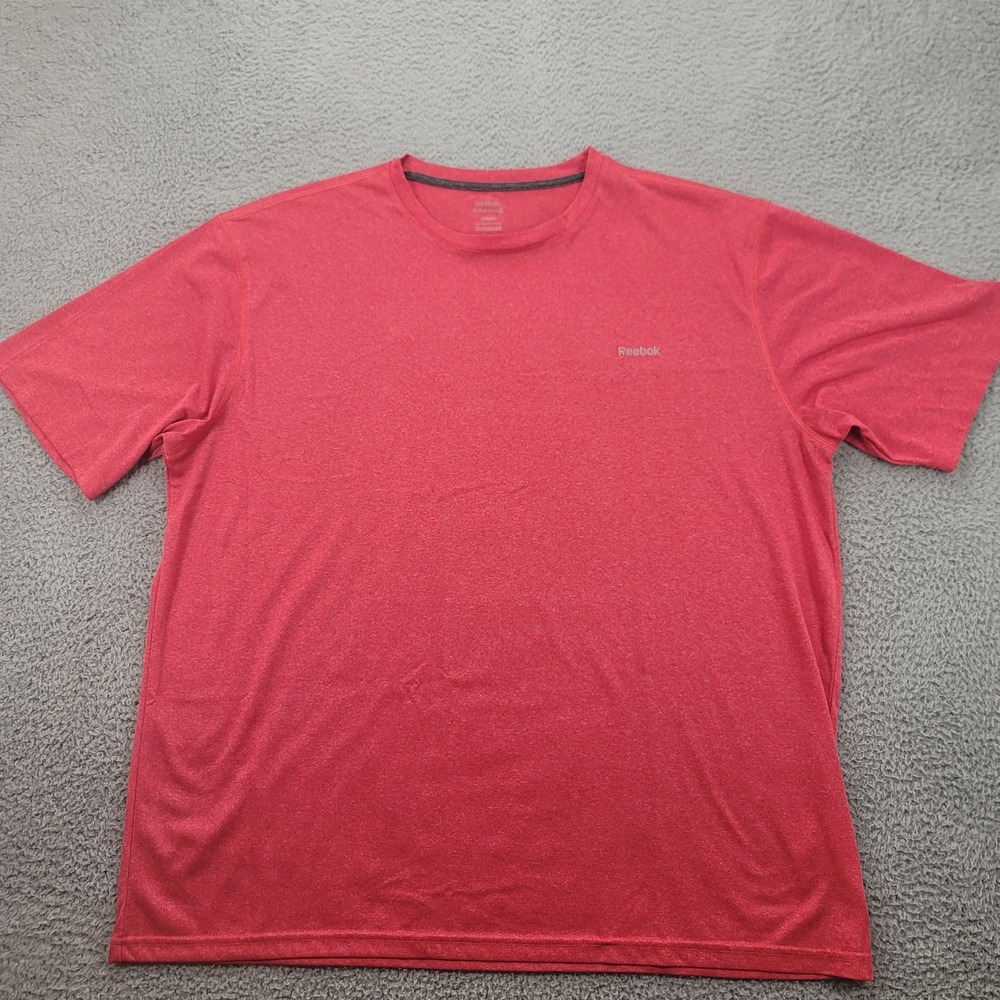 Reebok Shirt Mens 3XL‎ Red Tee Crew Neck Short Sleeve Sports Running Walking